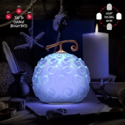 Paladone - One Piece - Gumgum Fruit Squishyglo Silicone Light Rechargeabl